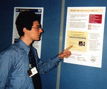 Dr. Roberto Diana of Campus Bio-Medico University explaining the application of MUSK to the University clinic internal training